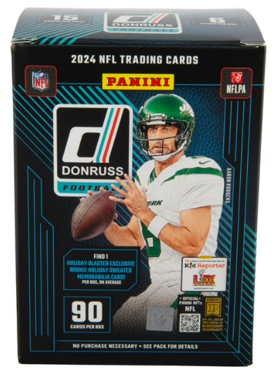 2024-25 Panini Donruss HOLIDAY NFL Blaster Box (Downtown Chase!)