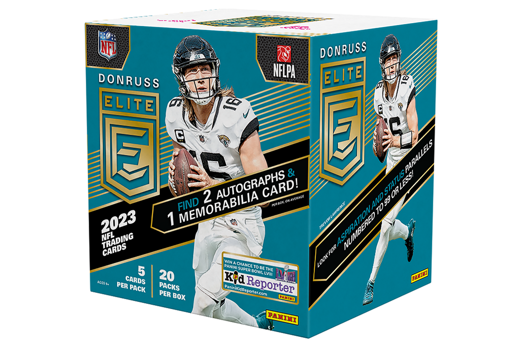 2023 NFL Donruss Elite Hobby Box (2 Auto + 1 Mem)