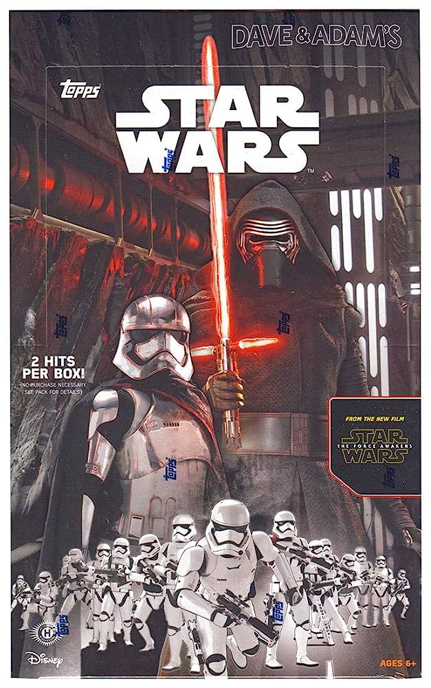 2015 Topps Chrome Star Wars : The Force Awakens Hobby Box