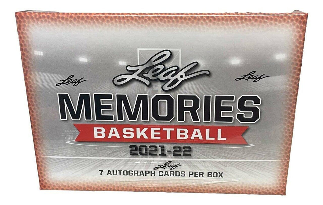 2021/22 Leaf Memories Basketball (7 Autographs) (Curry/Giannis Chase!)