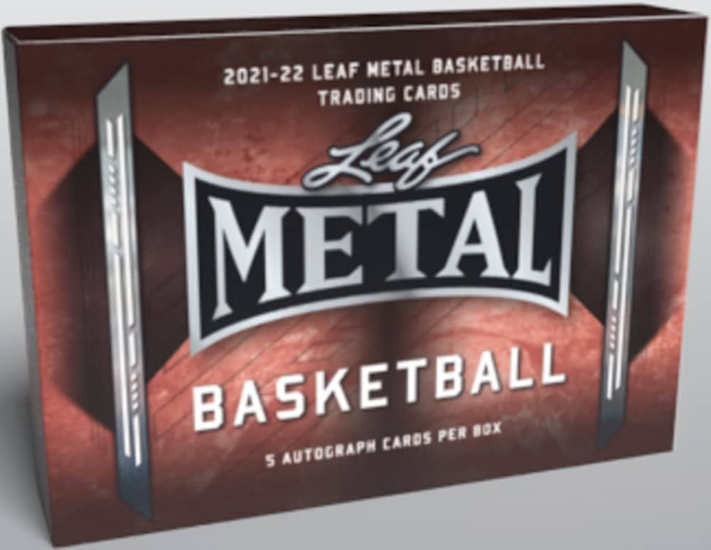 2021-22 Leaf Metal Basketball Hobby Box (5 Autographs)