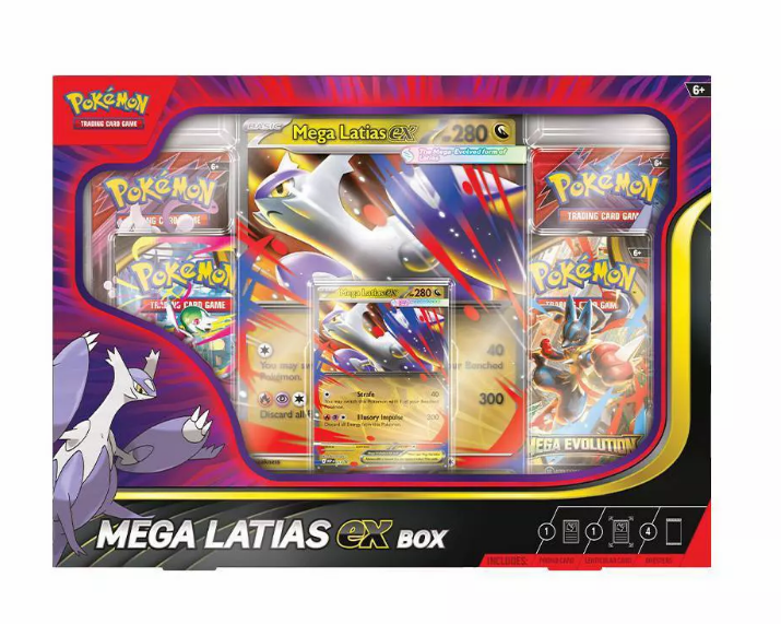 Mega Latias EX Collection Box (2 Mega Evo, 2 Destined Rivals)