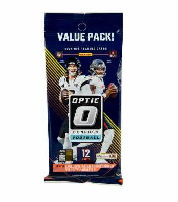 2024-25 Optic NFL Fat Pack Cello (Downtown/Uptown Chase!) (Fresh Box!)