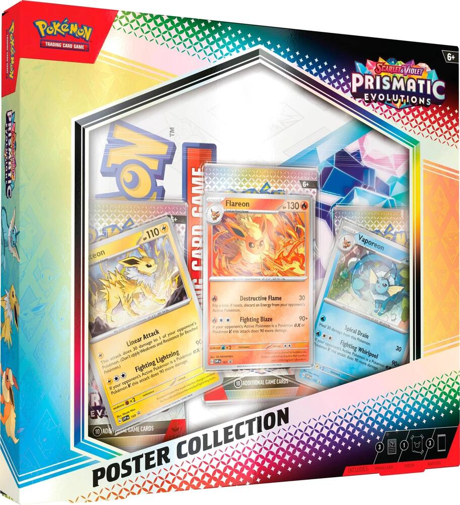 Prismatic Evolutions Poster Collection Box (3 Packs)