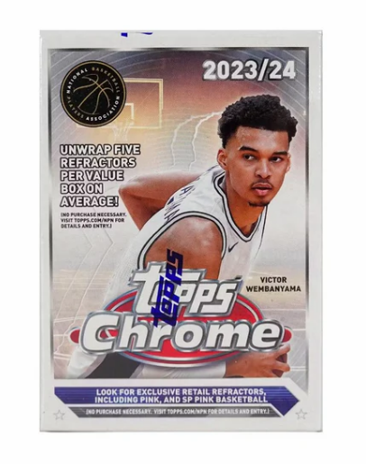 2023 Topps Chrome Basketball Blaster Box (Wemby Chase!)