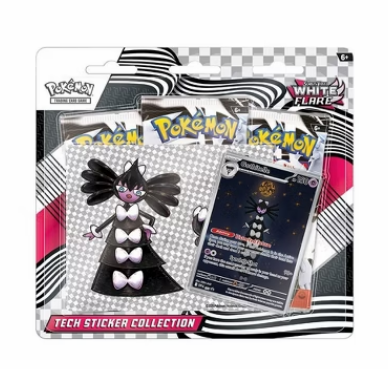 White Flare Tech Sticker Collection (3 WF Packs/Illustration Rare Promo!)