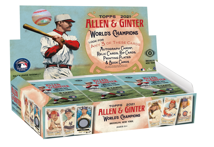 2021 Allen and Ginter Baseball Hobby BOX (FULL BOX)