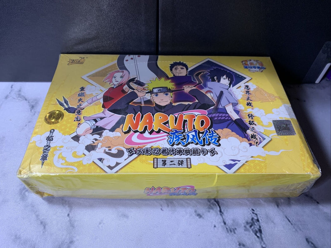Premium Yellow Naruto Booster Pack CCG (Sakura Sasuke Obito) (Chinese)