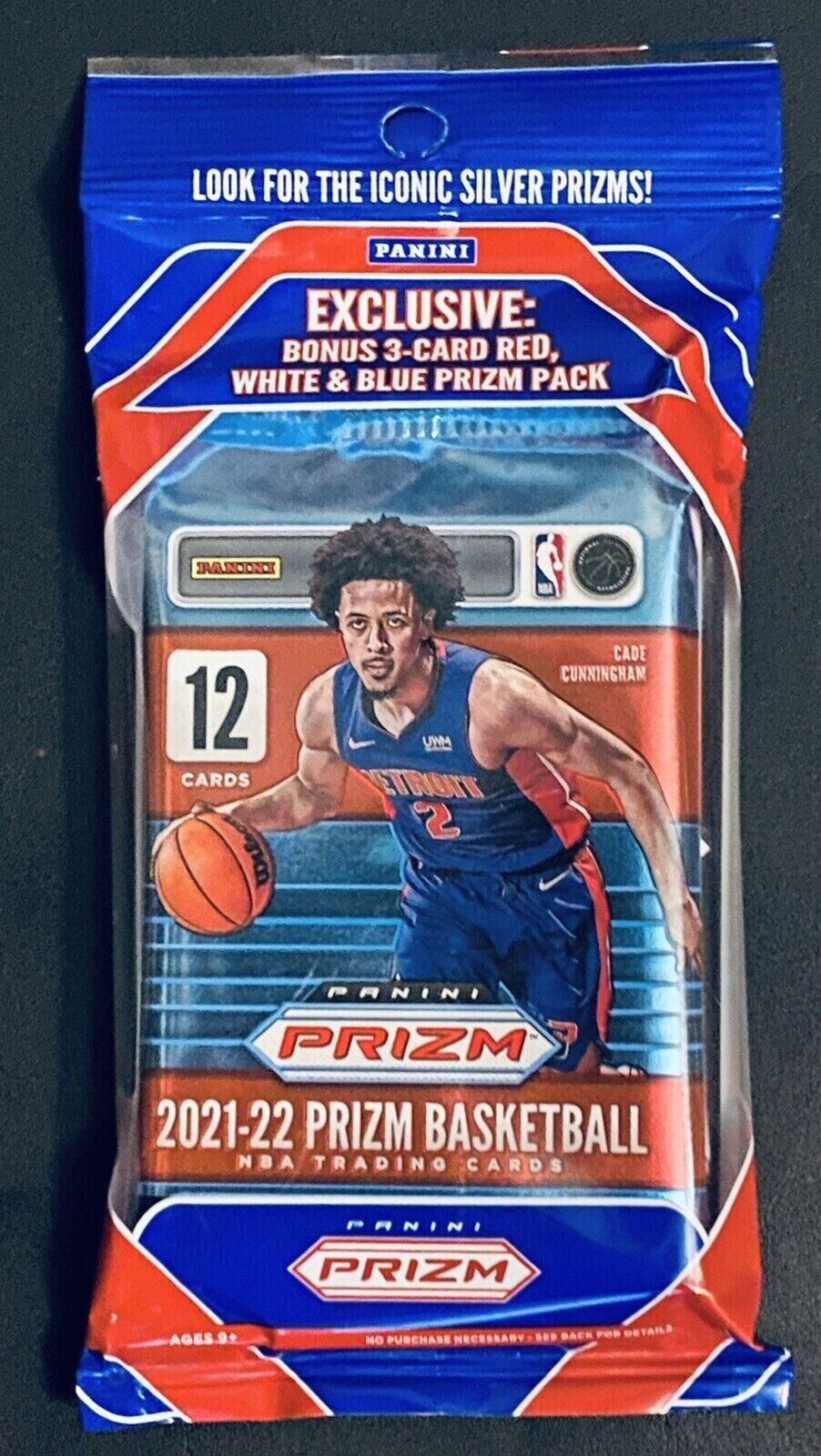 2022 NBA Prizm Fat Pack (3 Red White and Blues)